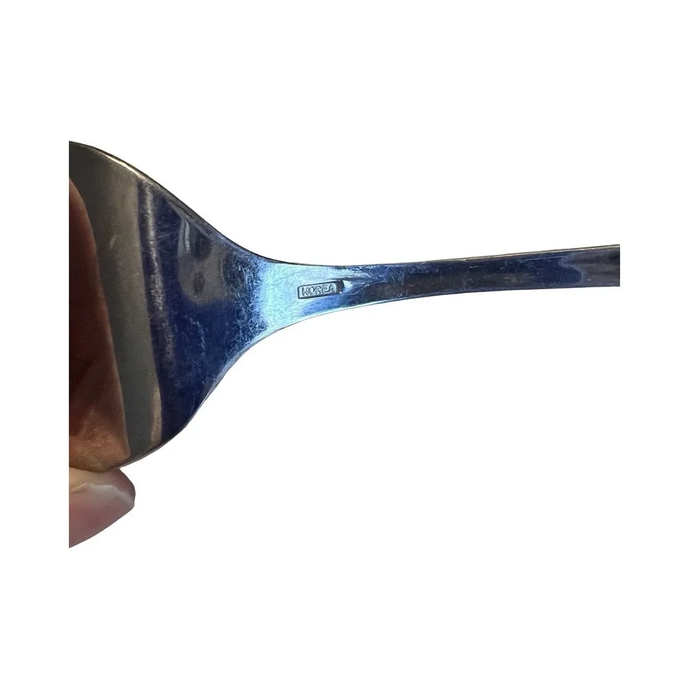 Imperial Stainless Slotted Tomato Server Serving Spoon Korea Silverware Flatware